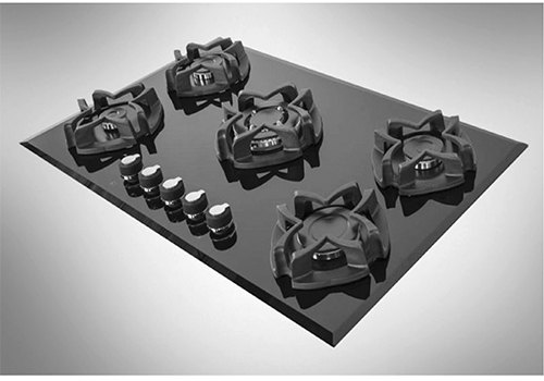 Glass-Top Gas Hob G504