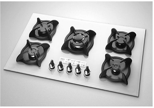 Glass-Top Gas Hob G509W